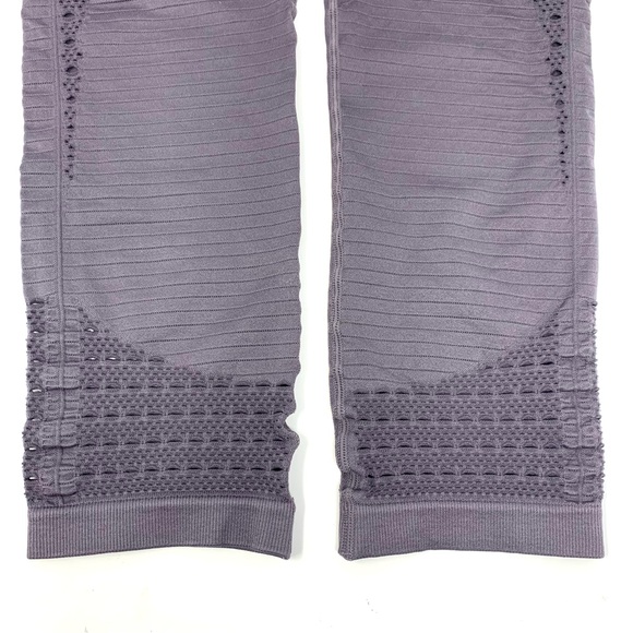 Gymshark Energy Seamless Cropped High waisted Leggings 'Slate Lavender' Size M - Picture 11 of 15